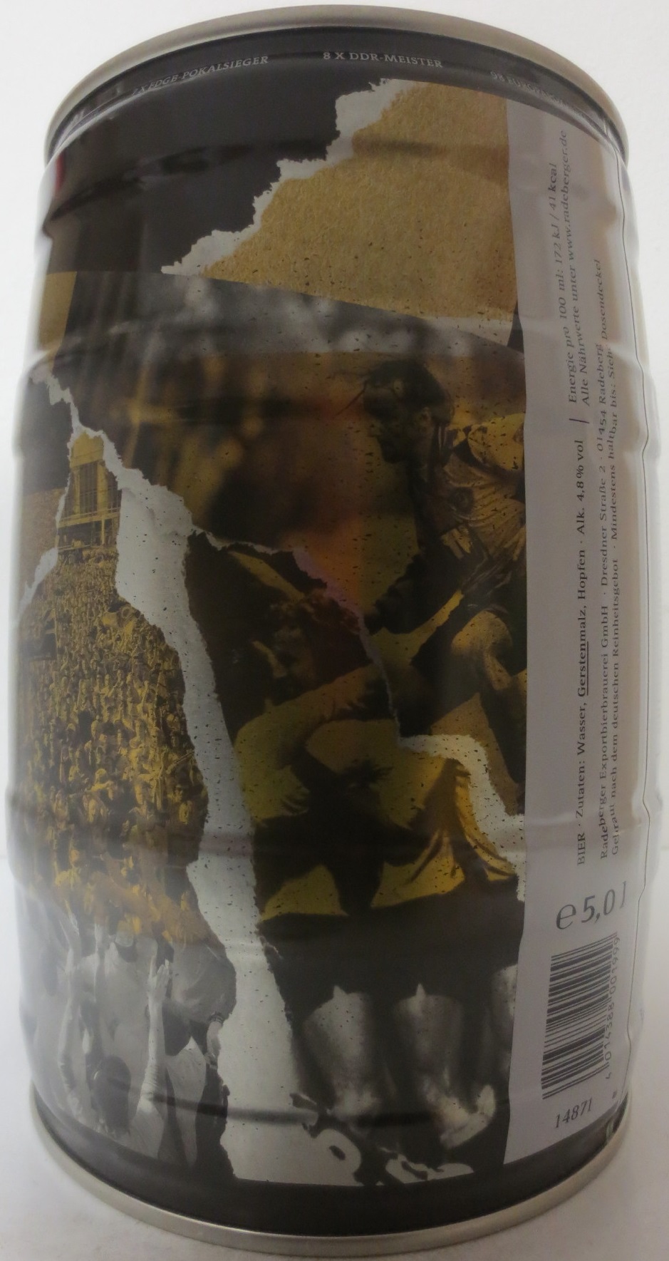 Radeberger PILSNER DRESDEN 1953-2023 (5L) Nr.1 