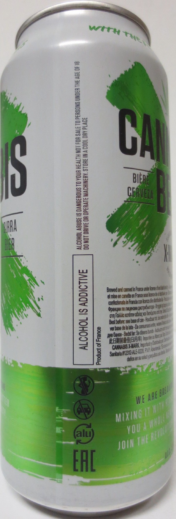 CANNABIS BEER X-MARK (50cl) Nr.1