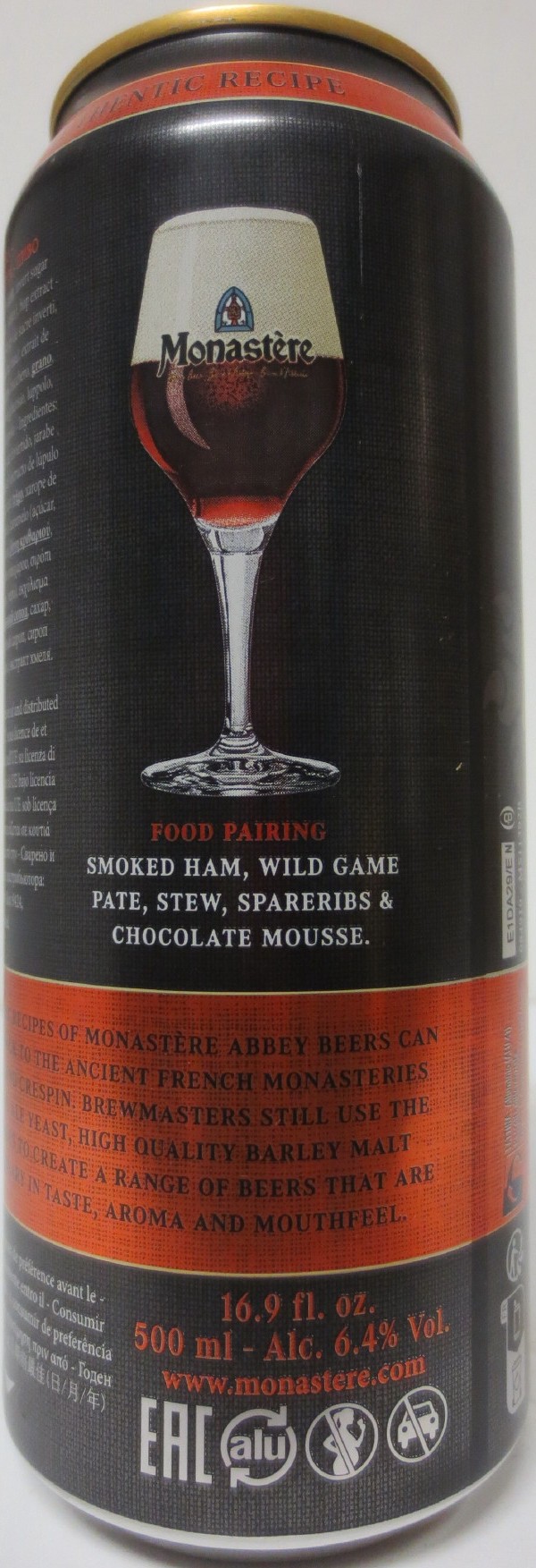 Monastére DOUBLE (50cl) Nr.1 