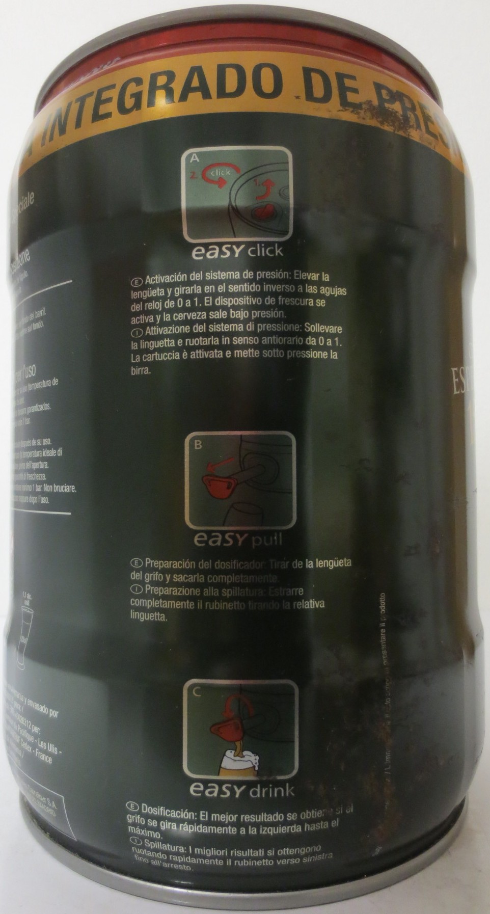 Carrefour Cerveze Birra Especial Speciale (5L) Nr.1 