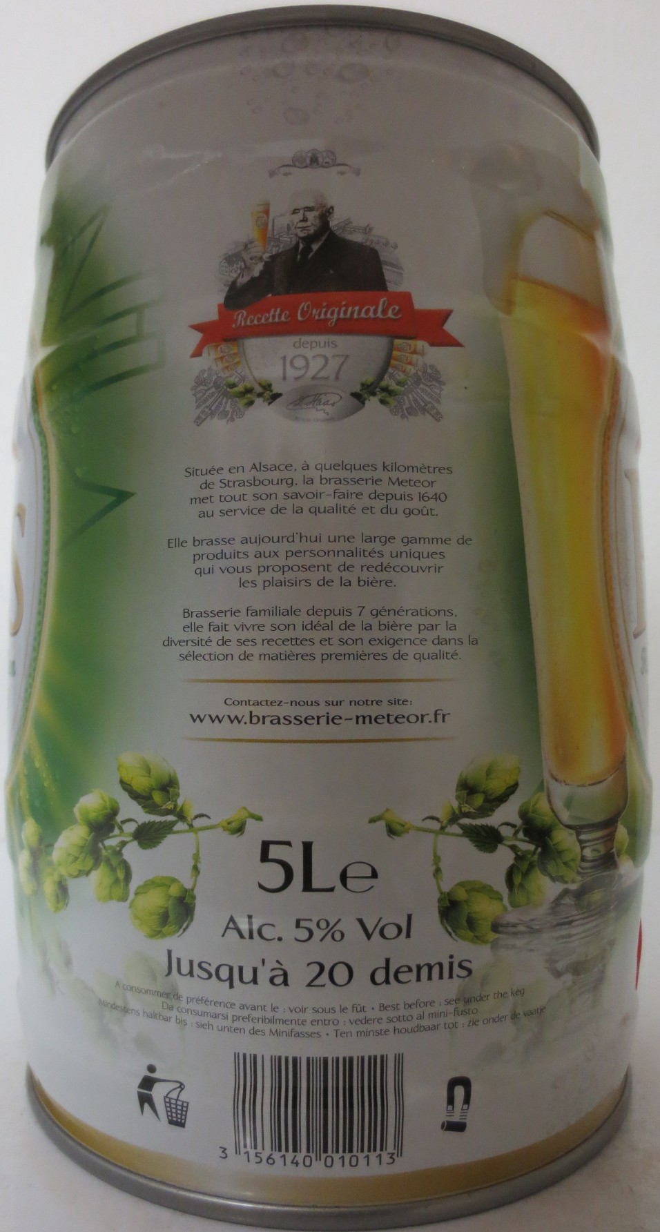 METEOR PILS a la Heur de Houblon (5L) Nr.2