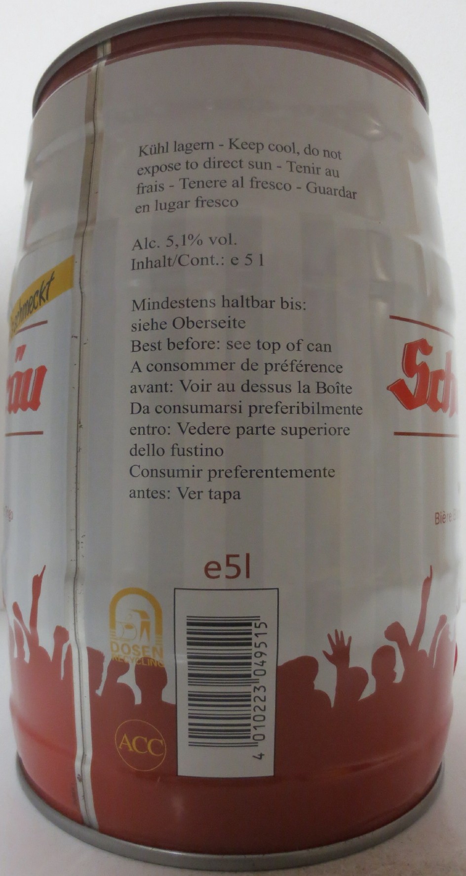 Schmidt Bräu GmbH Weißbier Wheat Beer (5L) Nr.1 