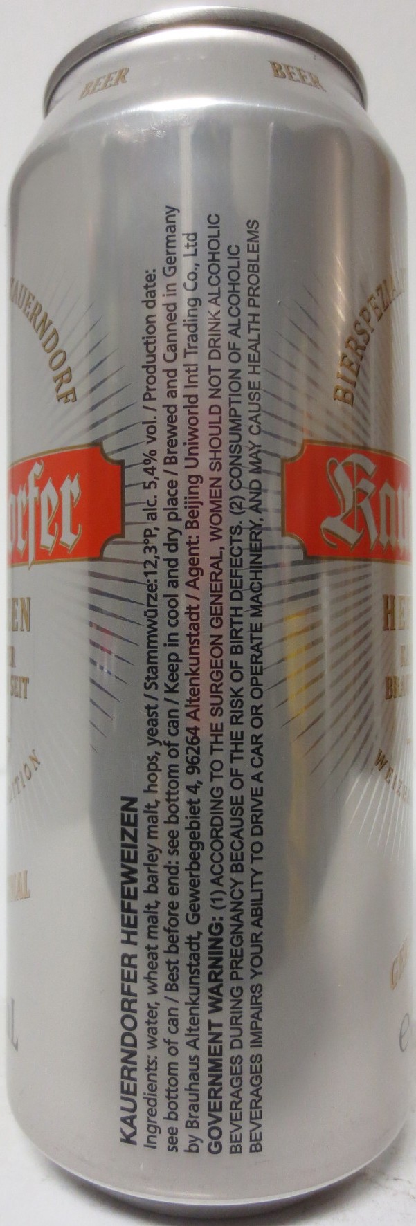 Kauerndorfer HEFEWEIZEN (50cl) Nr.2 