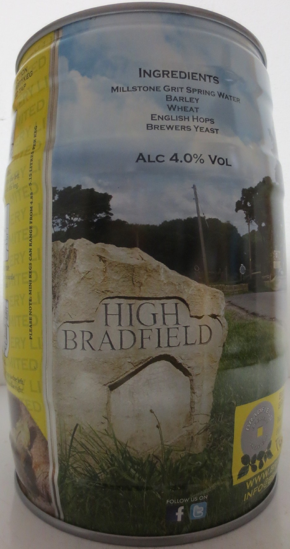 BRADFIELD BREWERY FARMERS BLONDE (5L) Nr.1