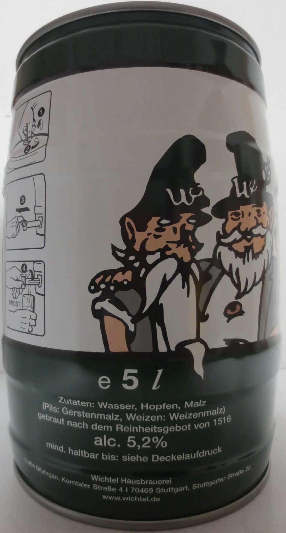 Wichtel HAUSBRAUEREI seit 1989 (5L) Nr.1 