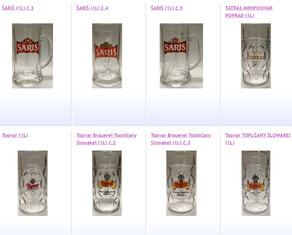 1 SBÍRKA SLOVENSKÝCH PIVNÍCH TUPLÁKŮ (39KS)