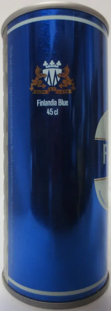FINLANDIA BLUE FINEST FINNISH SPECIAL BEER II (SS) (45cl) (T/O) Nr.1 