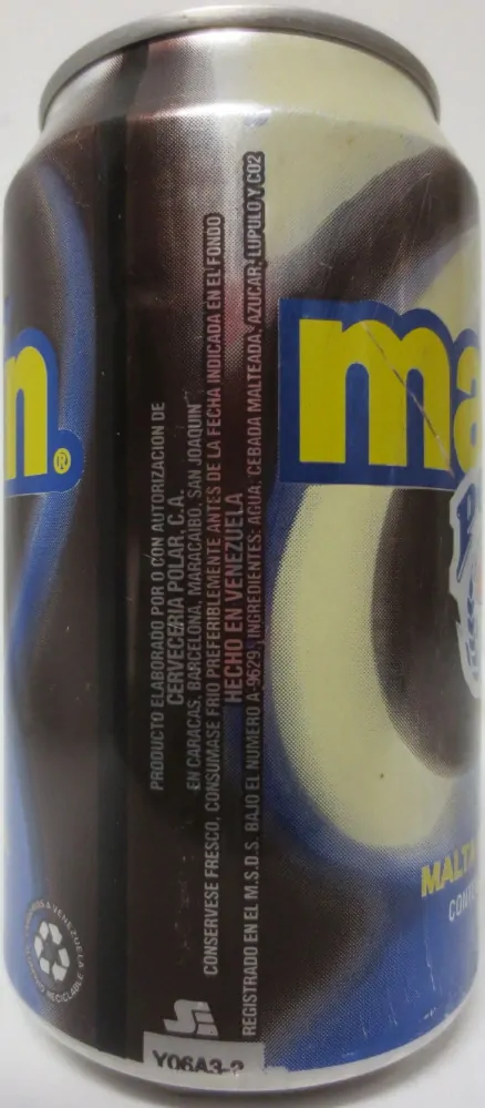POLAR maltín MALTA SIN ALCOHOL from VENEZUELA (35,5cl) (T/O) Nr.1