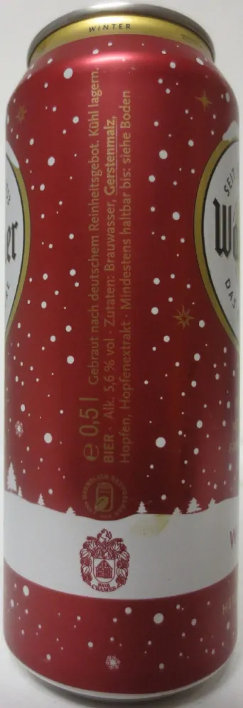 Warsteiner WINTER HERZHAFT MALZIG (50cl) (B/O) Nr.1 