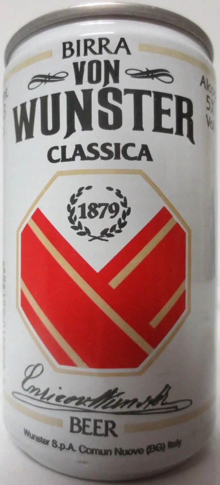 BIRRA VON WUNSTER CLASSICA BEER SPONZOR 1985 (33cl) (T/O) (AL) Nr.1 