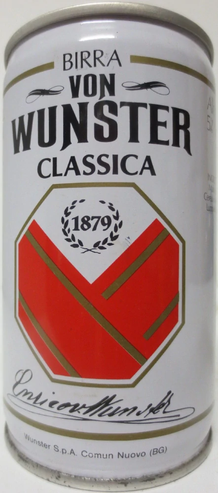 BIRRA VON WUNSTER CLASSICA Il Barattolo 1984 Padova (33cl) (T/O) (CS) 