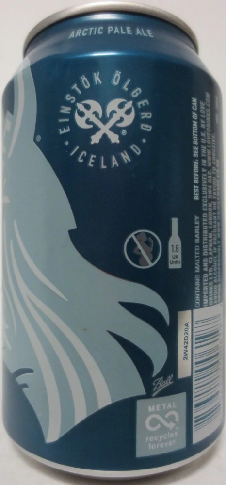 EINSTÖK ÖLGERD ICELANDIC ARTIC PALE ALE (33cl) (T/O) Nr.1 