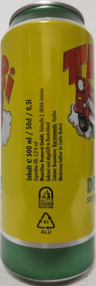 TRABI DELUXE DOSENBIER (50cl) (B/O) Nr.2 