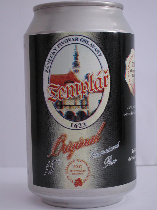 Oslavany TEMPLÁŘ Original 15% Kvasnicové Pivo (33cl) (B/O)