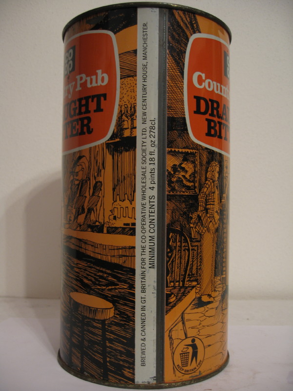 Country pub DRAUGHT BITTER (278cl)