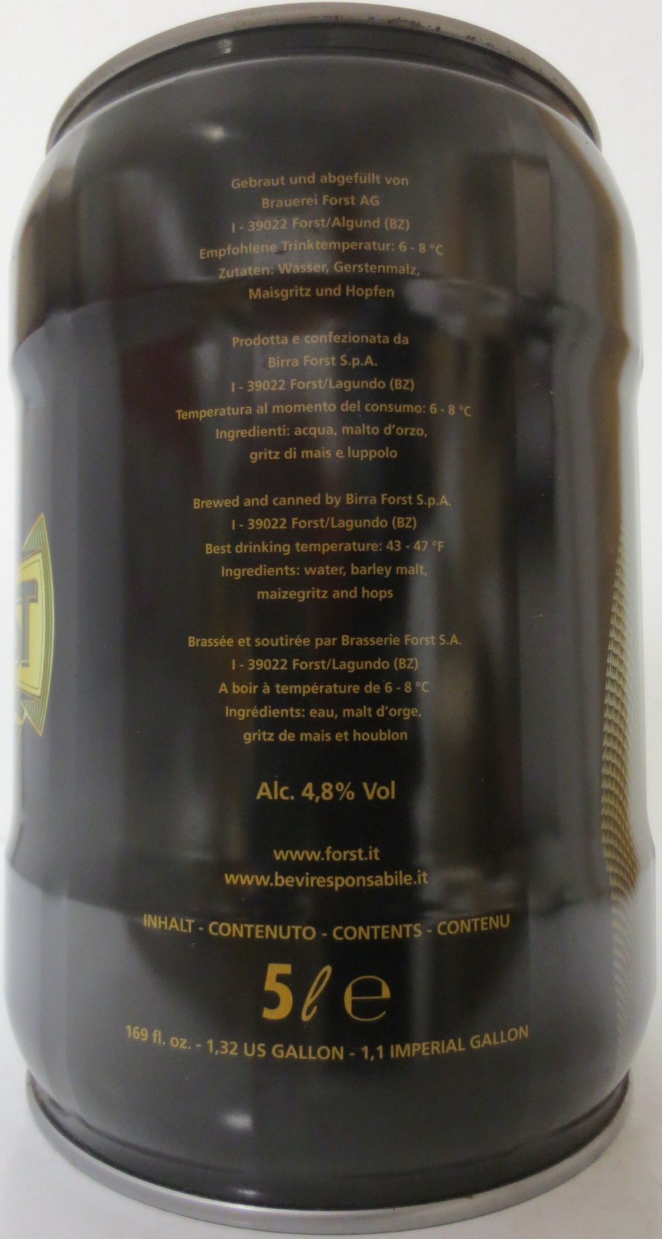 FORST 1857 LIMITED EDITION (5L) Nr.1 