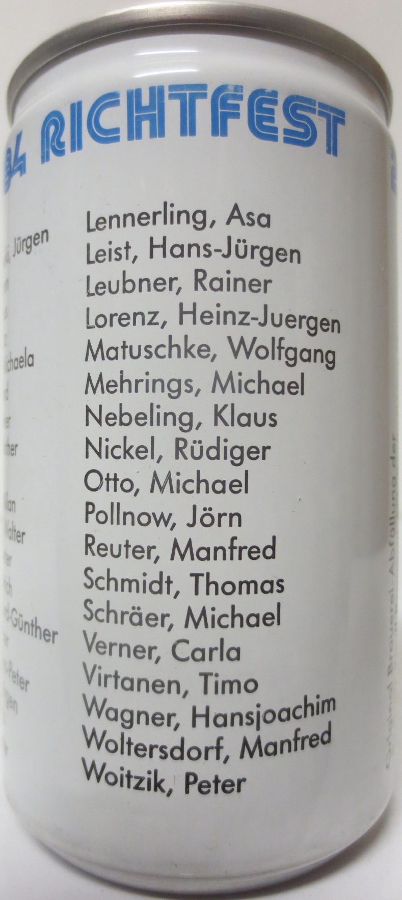 PLM-BALL 20.1.1984 (33cl) (B/O) Nr.1