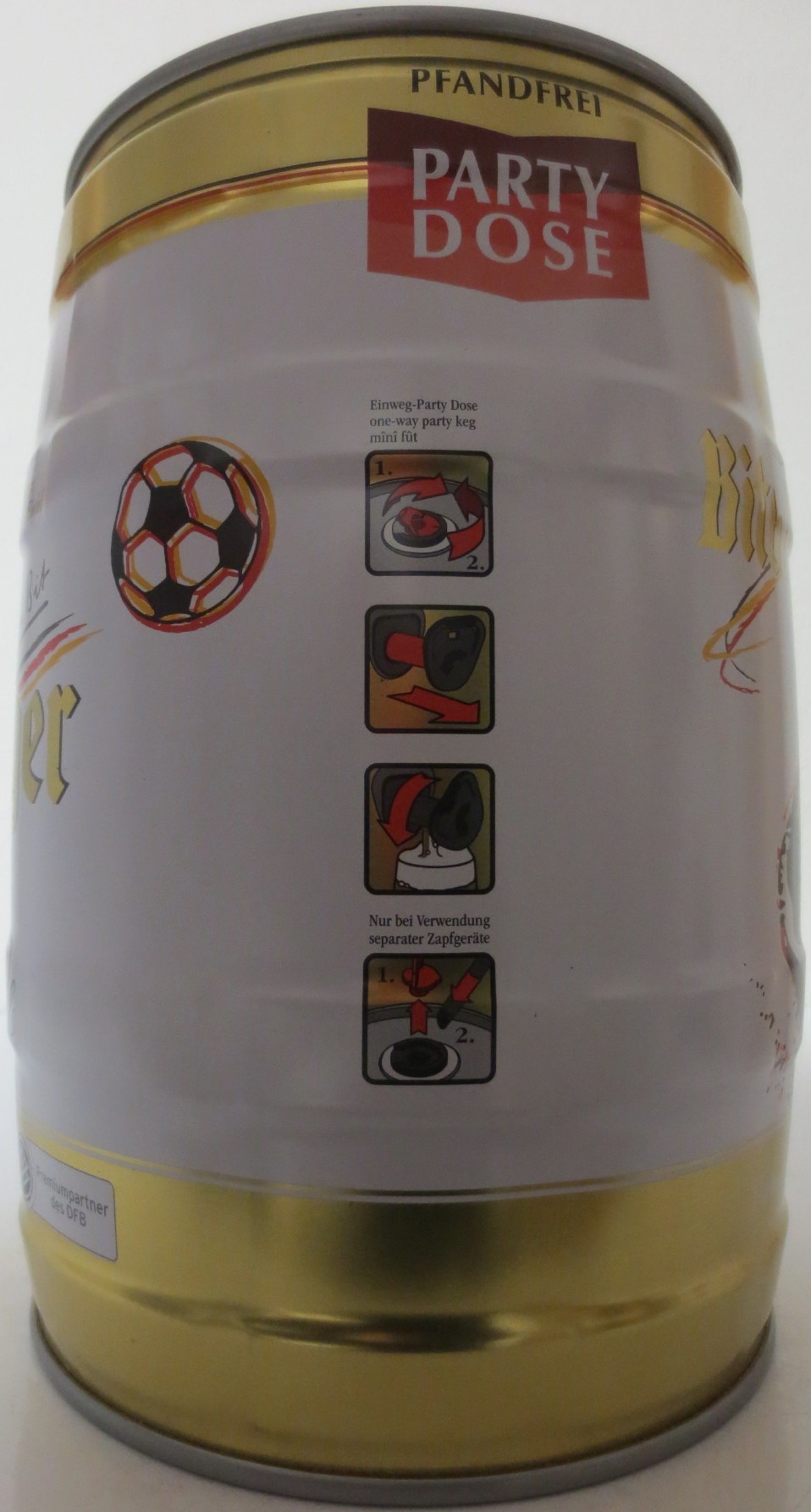 Bitburger Premium Pils (football 2014) (5L) Nr.1 