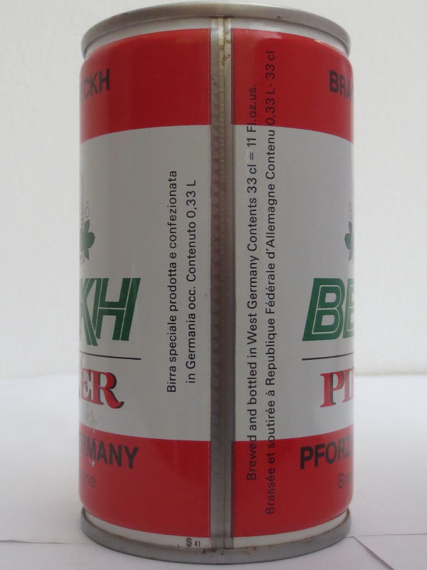 BECKH PILSNER (CS) (33cl) (B/O) Nr.1