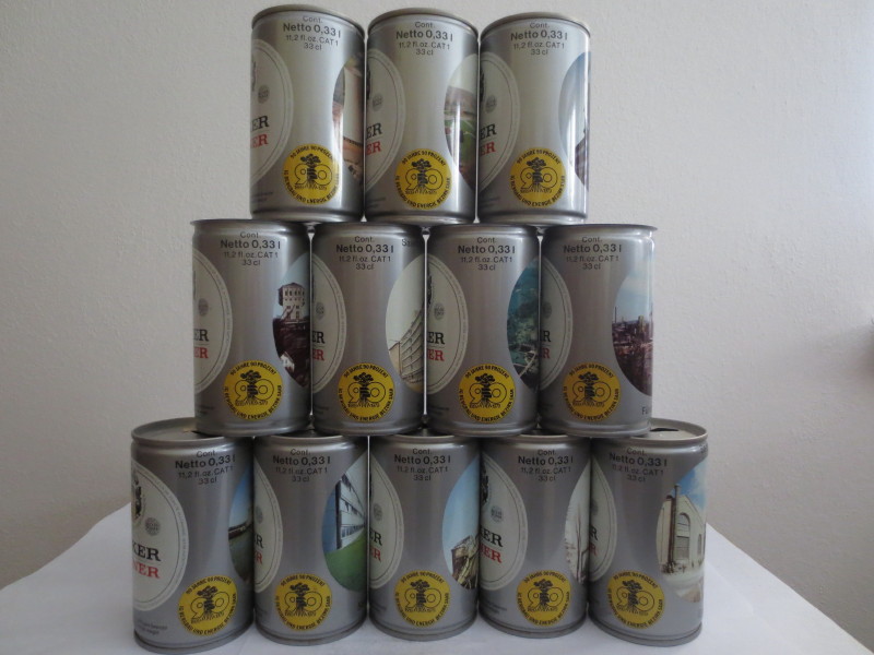 BERKWER BECKER PILSNER CS set (33cl) (8 T/O, 4 withouth top)