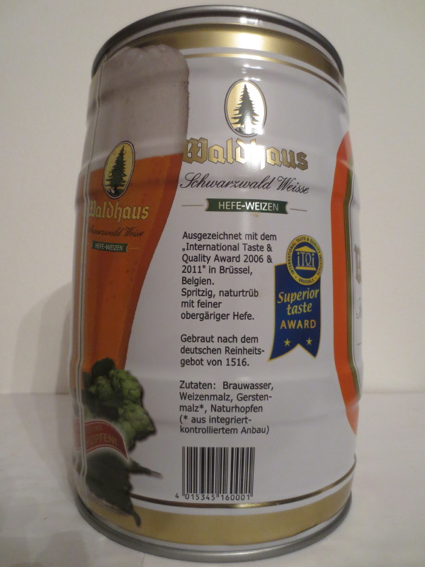 Waldhaus Schwarzwald Weisse HEFE-WEIZEN