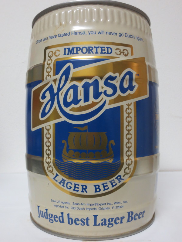 IMPORTED HANSA LAGER BEER