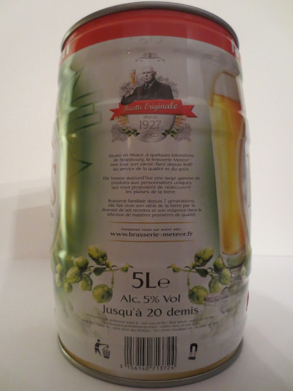 METEOR PILS a la Heur de Houblon (5L) Nr.1