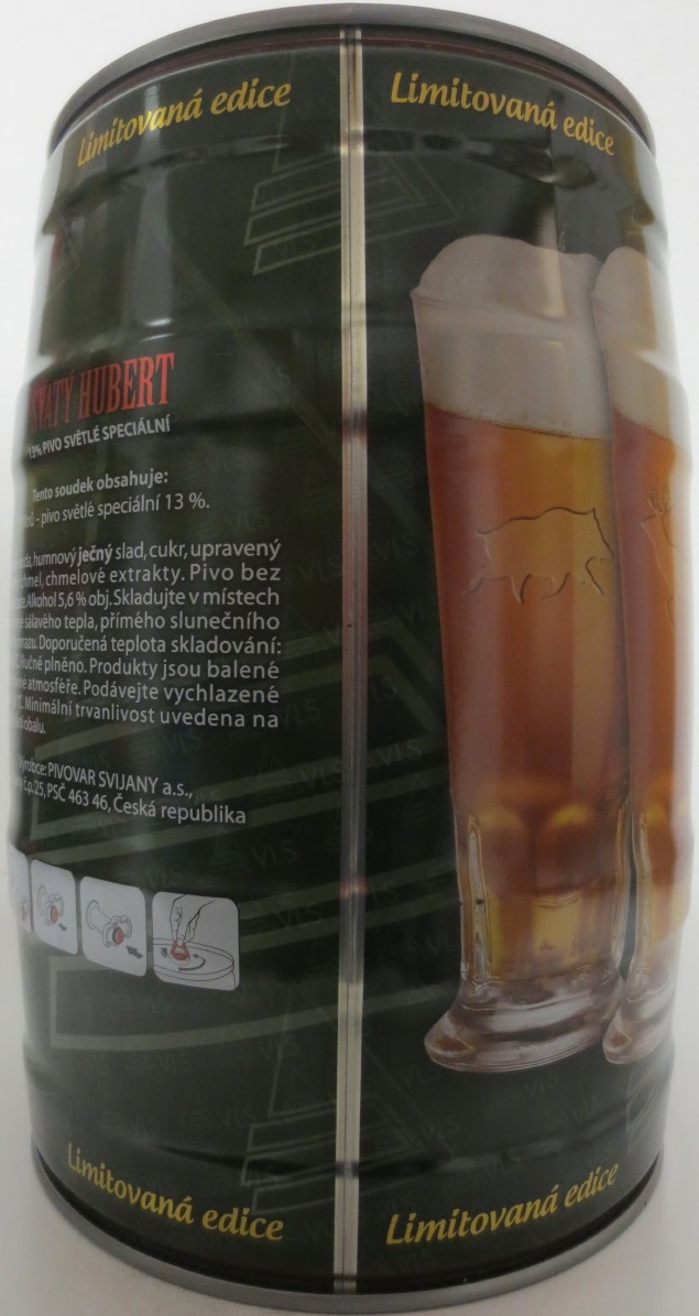 Svijany SVATÝ HUBERT Speciální světlé pivo 13% 