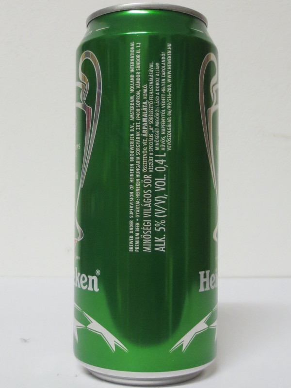 Heineken UEFA CHAMPIONS LEAGUE 2015-2016 (40cl)