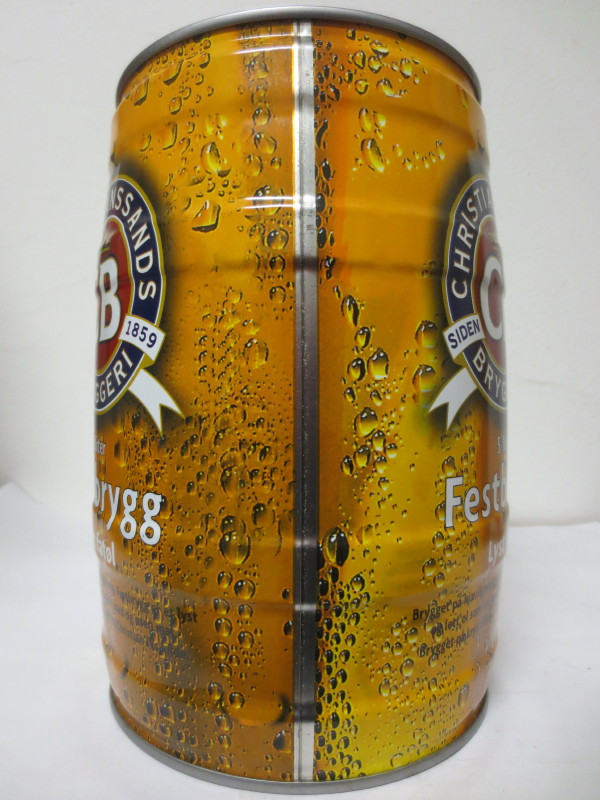 CB CHRISTIANSSANDS BRYGGERIE 5 Liter Festbrygg Lyst fatol