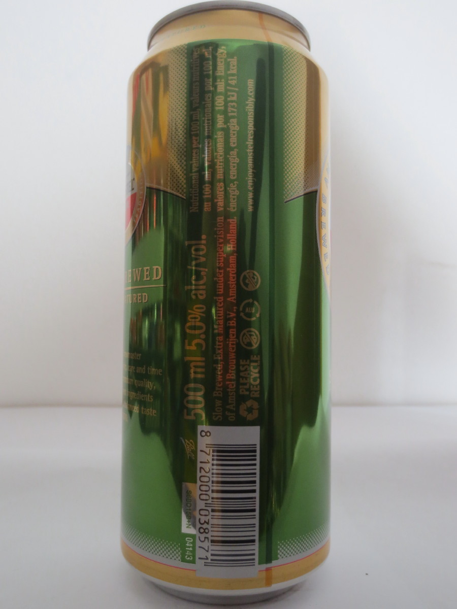 AMSTEL BEER SLOW BREWED EXTRA MATURED (50cl) (B/O)