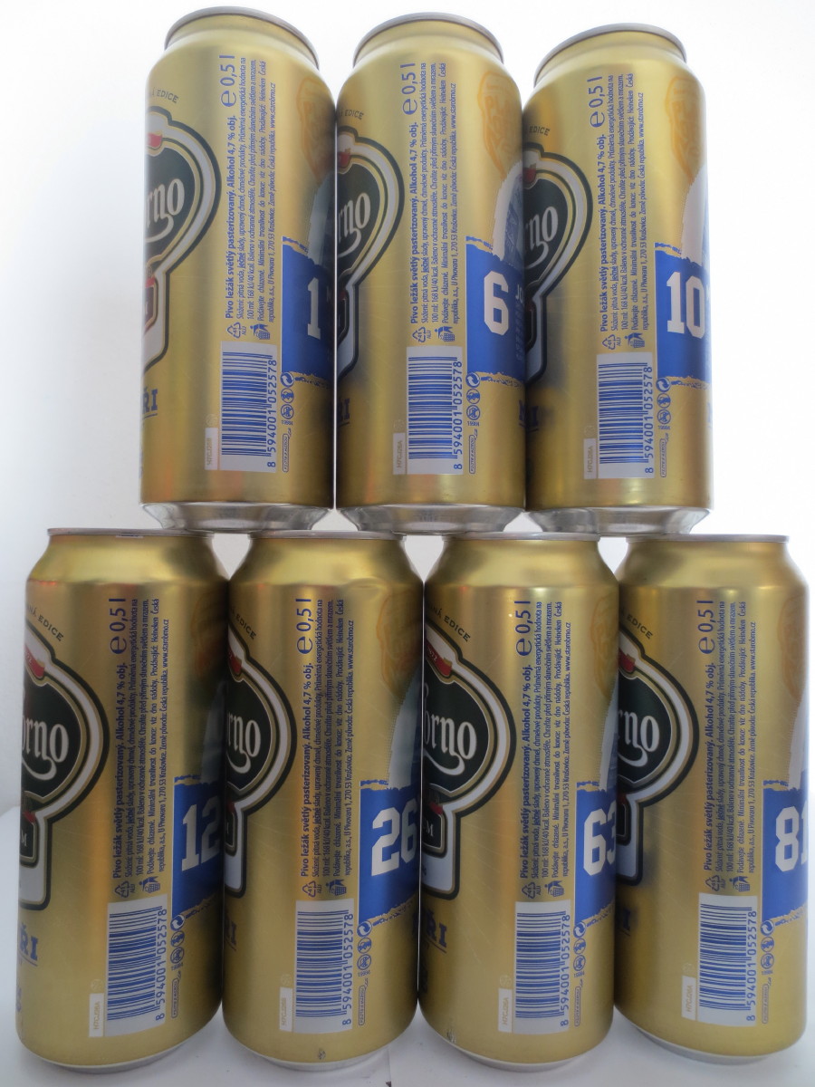 Starobrno MEDIUM Morava MISTŘI 2016-2017 KOMETA - set 2017 - 7 cans (50cl) (B/O)