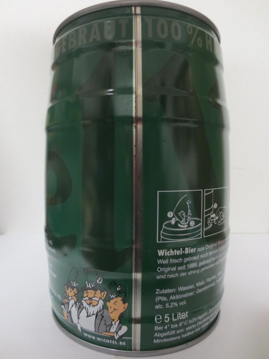 Wichtel HAUSBRAUEREI PARTY-FASS Seit 1989 WWW.WICHTEL.DE 