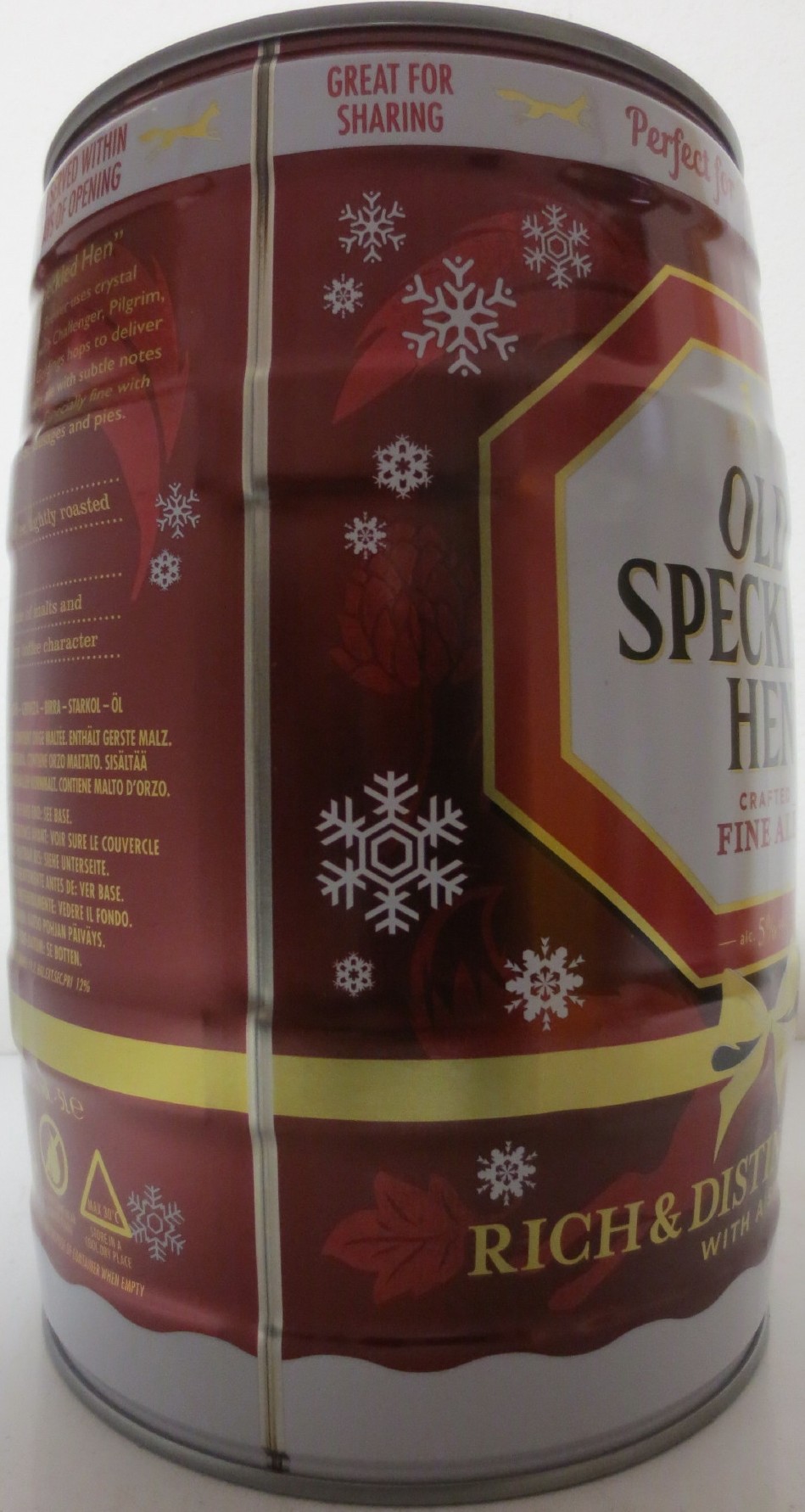 MORLAND OLD SPECKLED HEN CRAFTED FINE ALE (5L) Nr.4