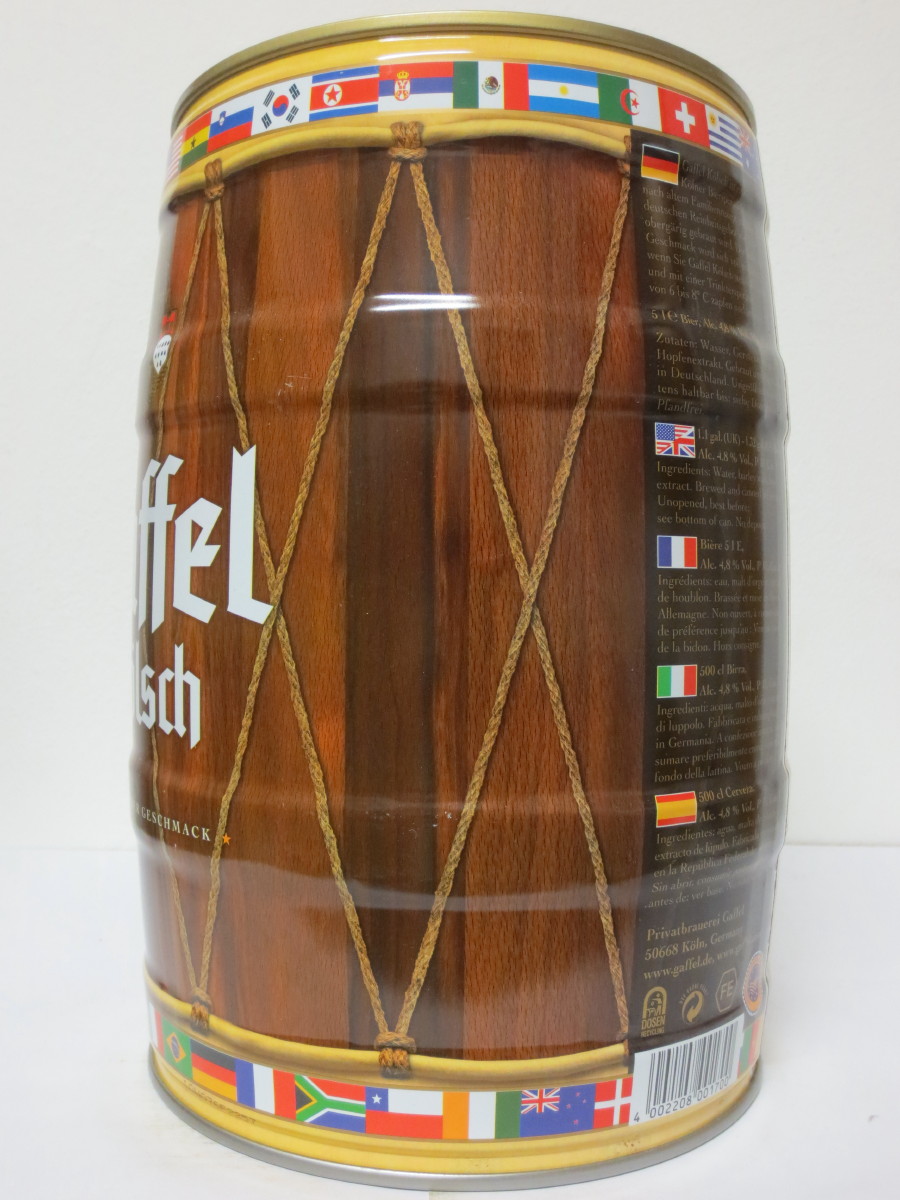 Gaffel kölsch FEINHERBER GESCHMACK (football) (5L) Nr.1