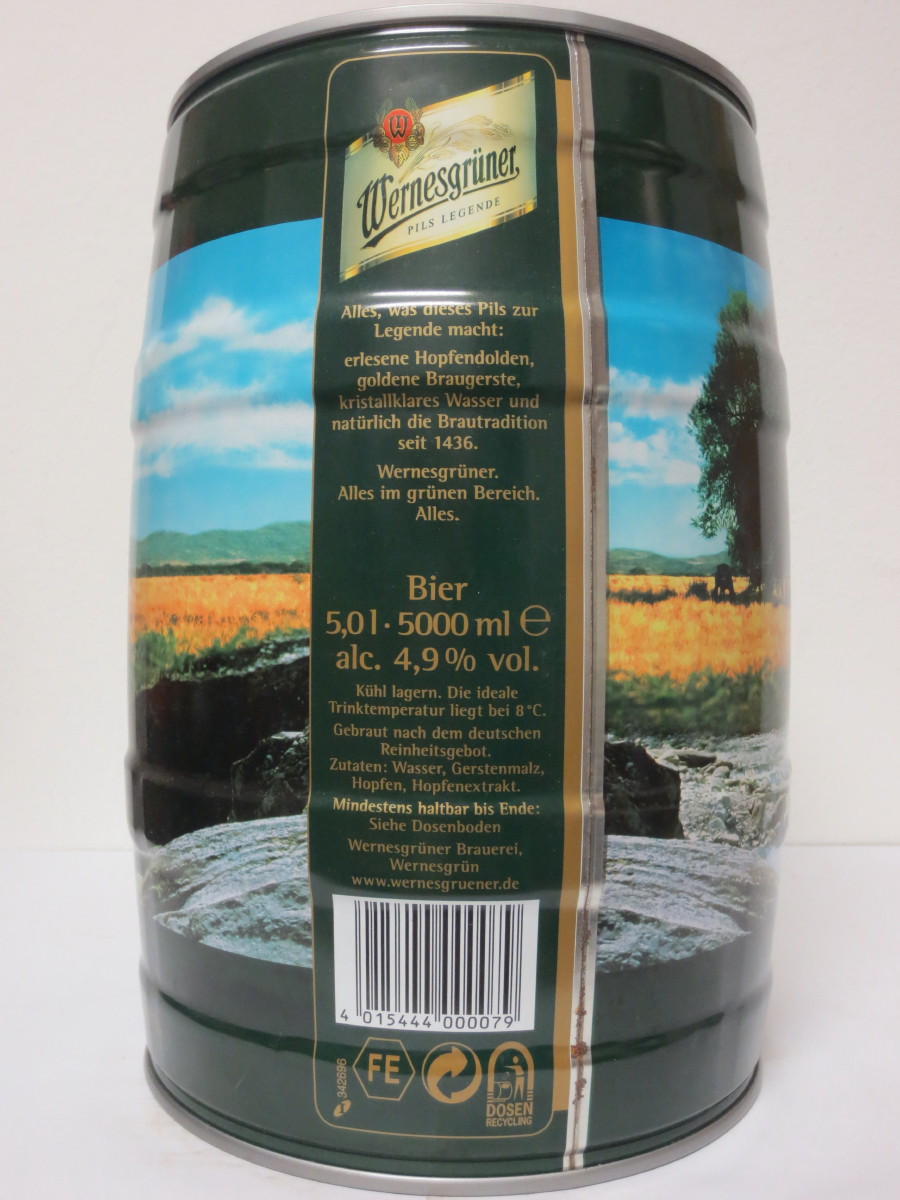 Wernesgrüner PILS LEGENDE LIMITIERTE EDITION