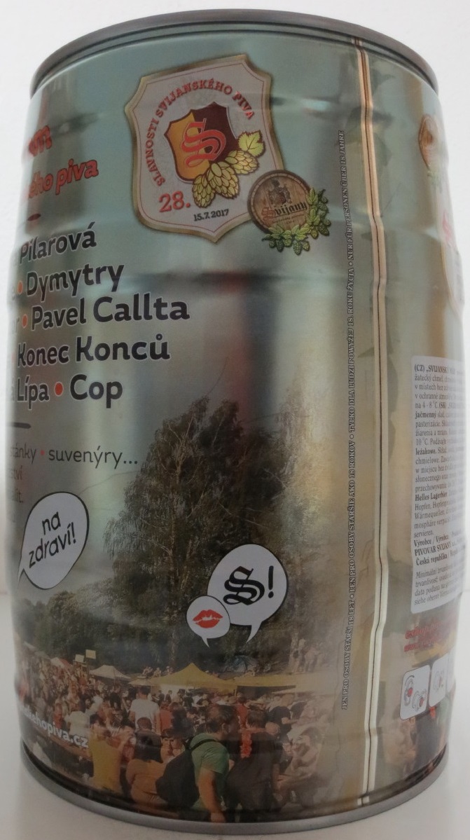 Svijany SVIJANSKÝ MÁZ 28. SLAVNOSTI SVIJANSKÉHO PIVA (5L) č.1