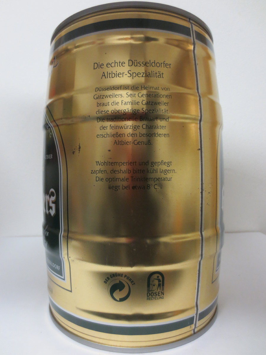 Gatzweilers Die echte Düsseldorfer Altbier-Spezialität 