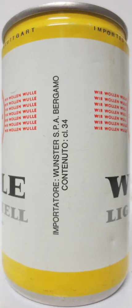 WULLE BIERE WULLE LIGHT EXTRA ORIGINAL GERMAN BEER (34cl) (T/O) Nr.1 