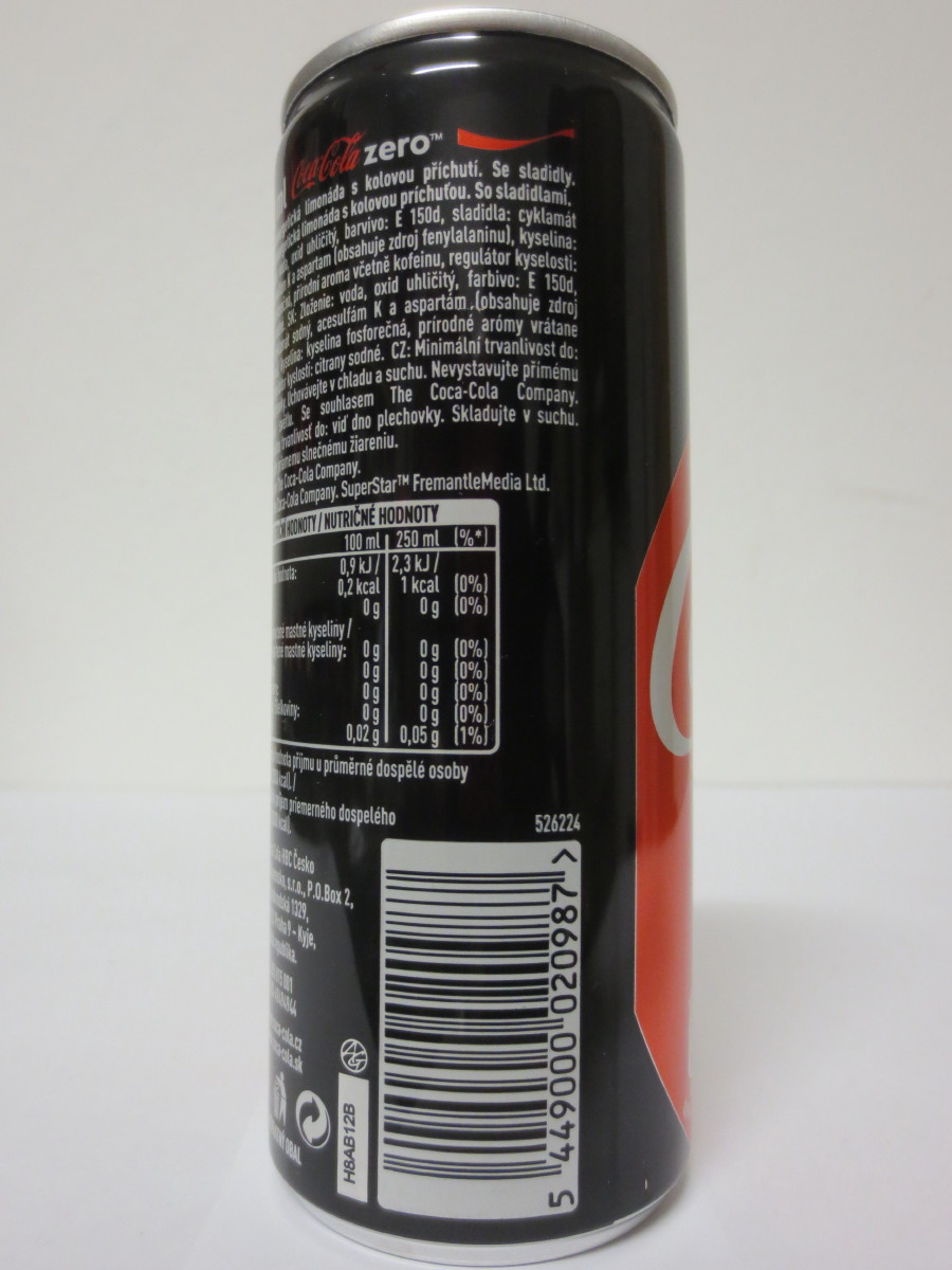 Coca Cola ZERO VYHRAJ WOW zážitky Super Star 1.4.-31.5.2018 from CZECH REPUBLIC (25cl) (B/O) 