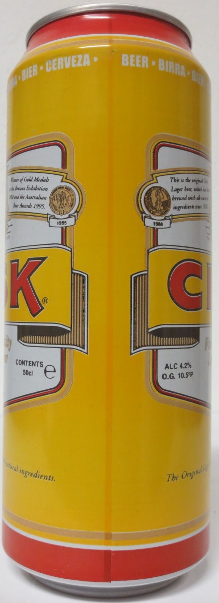 CISK Finest Quality Lager Beer (50cl) (B/O)