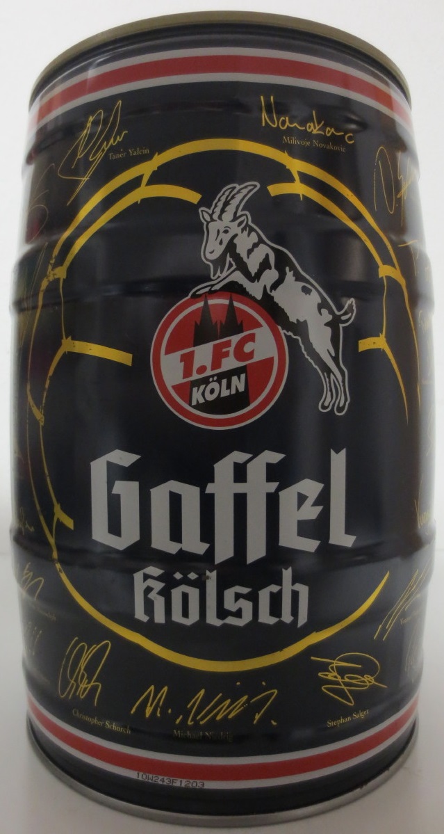 Gaffel kölsch 1.FC KÖLN (5L) Nr.2