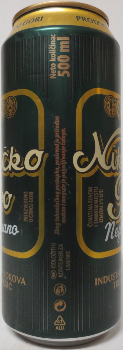 Nikšičko Pivo Nefiltrirano from MONTE NEGRO (50cl) (B/O) Nr.1