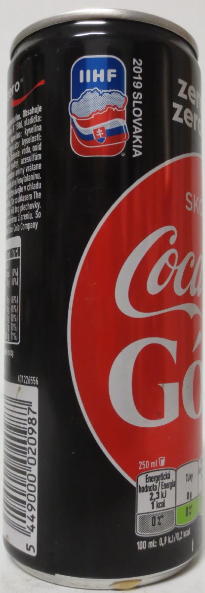 Coca Cola Góóól zero cukkru zero kalorií from CZECH REPUBLIC (25cl) (B/O) 