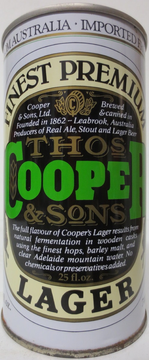 COOPER LAGER (74cl)