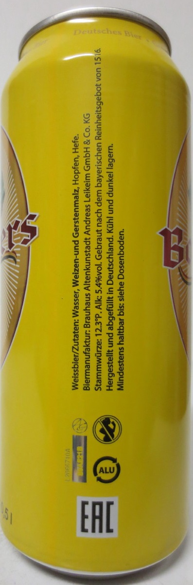 Boggers WEISS BIER (50cl)