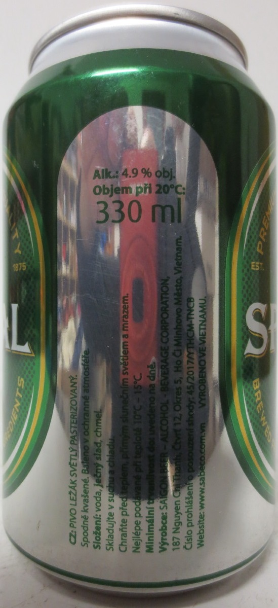 SAIGON SPECIAL LAGER BEER (33cl) (B/O) Nr.1  