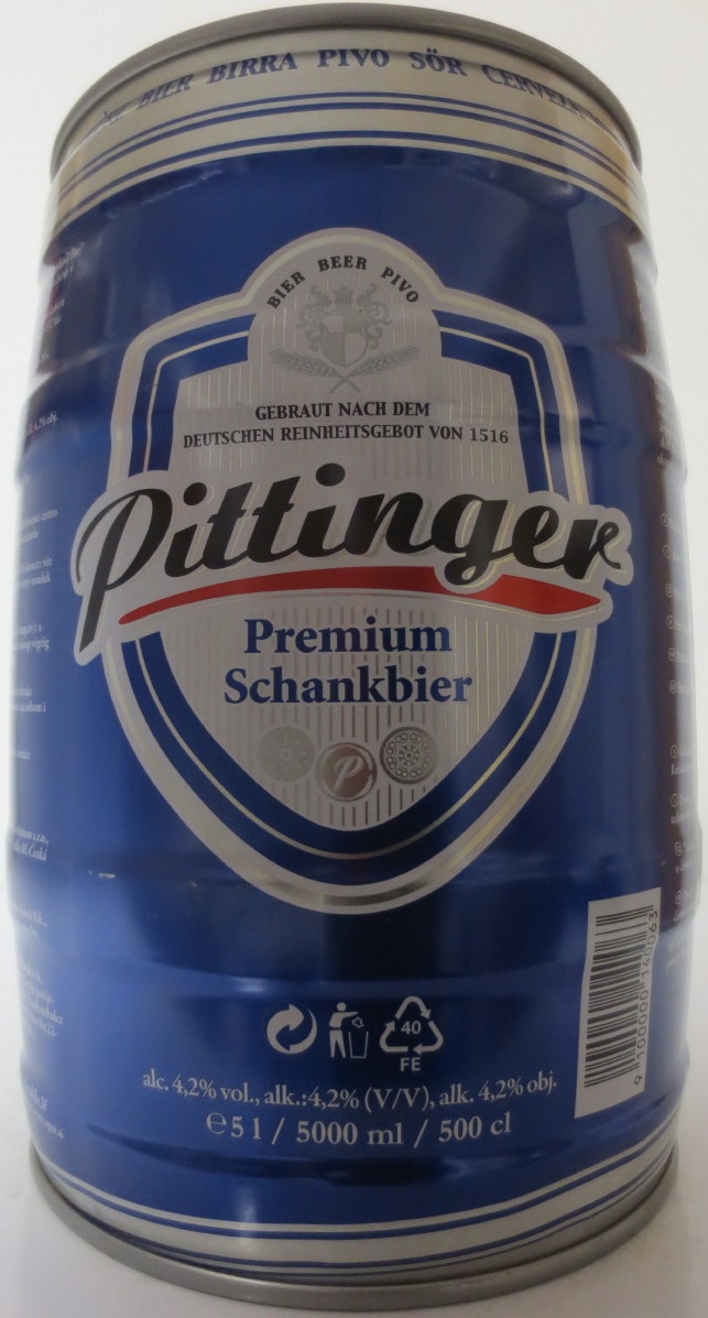 Pittinger Premium Schankbier 