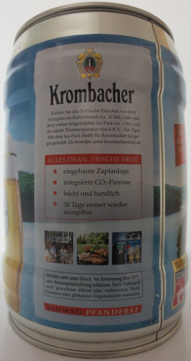 Krombacher FRISCHE-FÄSSCHEN Nr.2