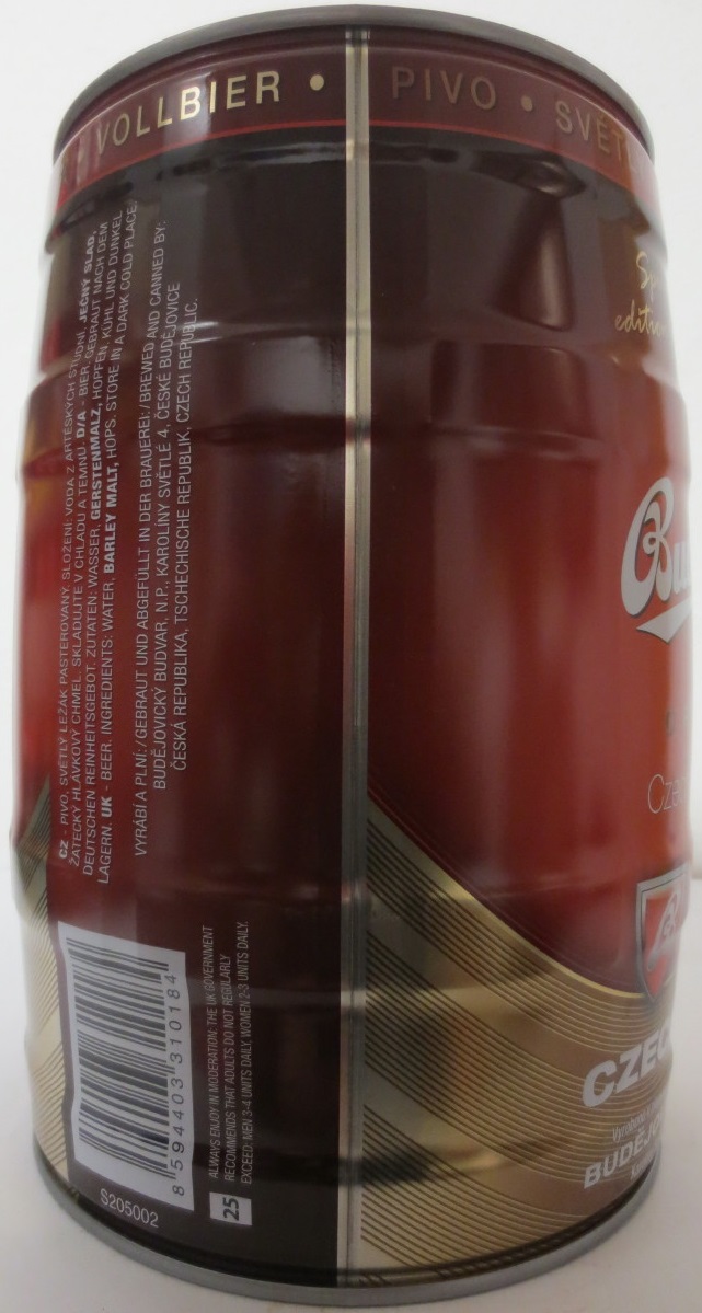 Budějovický Budvar ORIGINAL Czech Import Lager